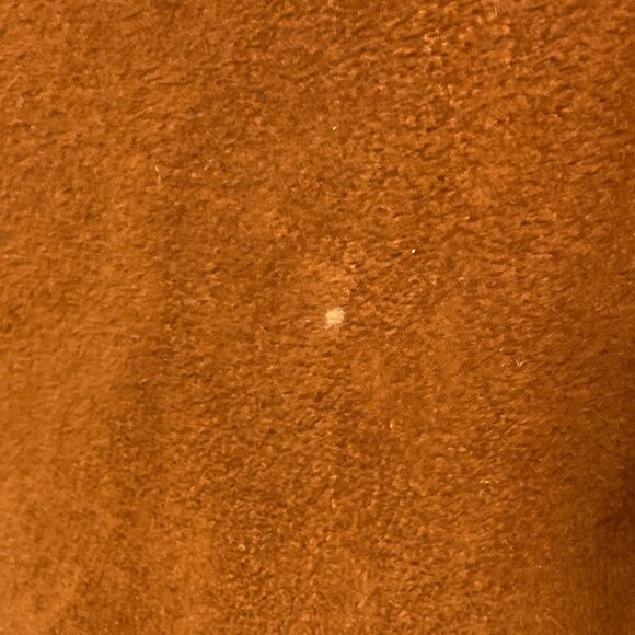 Liz Roberts Vintage 1970s Leather Coverall Jumpsuit Size M Brown Western Utility - Picture 10 of 16